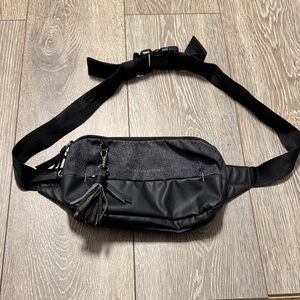 Sherpani Black Crossbody Bag with Tassel